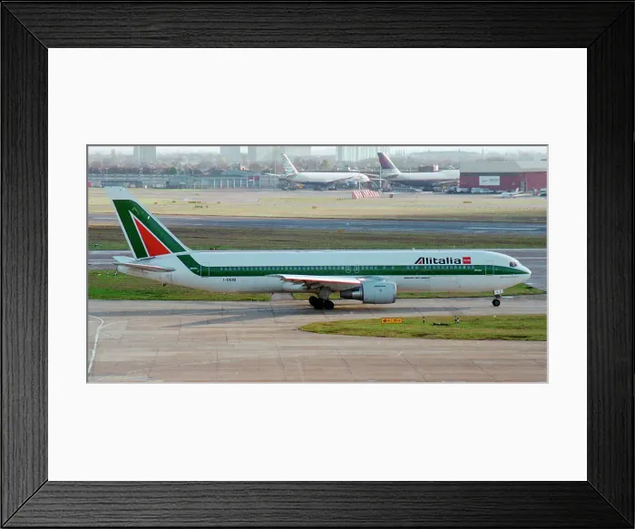 Framed Print : Boeing 767-33A ER I-DEIB Framed Print : Boeing 767-33A ER I-DEIB