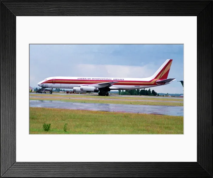 Framed Print : Douglas DC-8-62H N603CK Framed Print : Douglas DC-8-62H N603CK