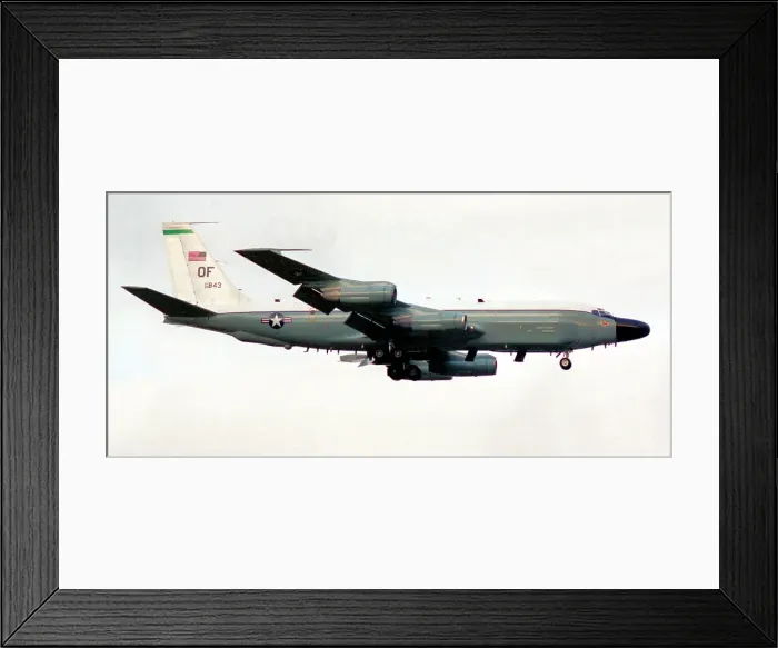 Framed Print : Boeing RC-135V Rivet Joint 64-14843 Framed Print : Boeing RC-135V Rivet Joint 64-14843