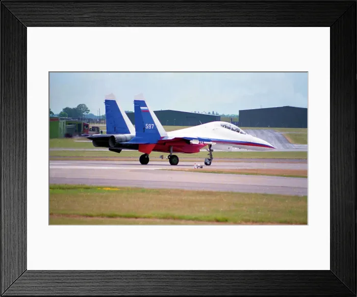 Framed Print : Sukhoi Su-27P 597 Framed Print : Sukhoi Su-27P 597