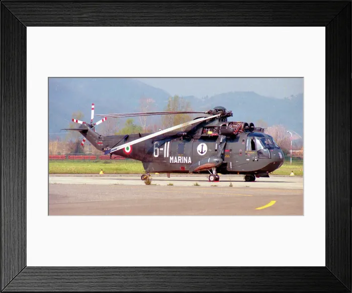 Framed Print : Sikorsky SH-3D Sea King MM5014N - 6-11 Framed Print : Sikorsky SH-3D Sea King MM5014N - 6-11