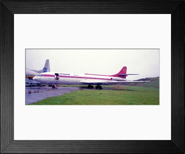 Framed Print : Sud Aviation SE-210 Caravelle 10B3 F-GHMU Framed Print : Sud Aviation SE-210 Caravelle 10B3 F-GHMU