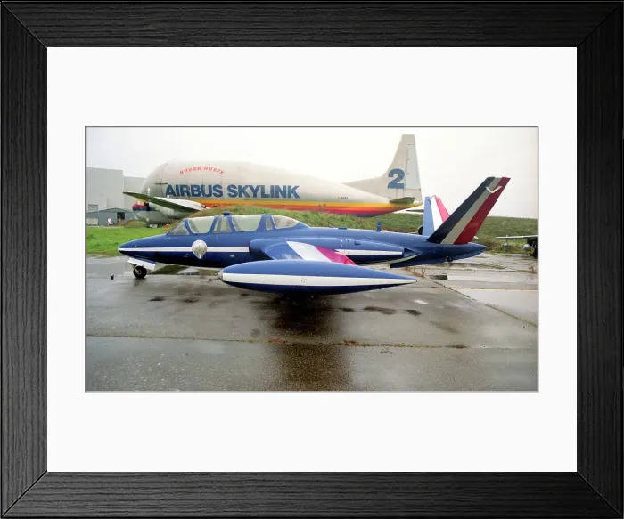Framed Print : Fouga CM. 170R Magister 529 - F-TFVB - 2 Framed Print : Fouga CM. 170R Magister 529 - F-TFVB - 2