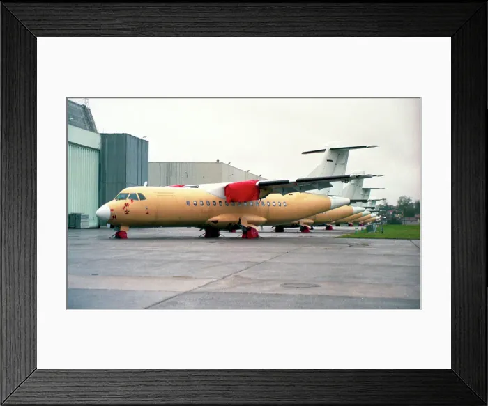Framed Print : ATR 42 white-tail storage Framed Print : ATR 42 white-tail storage