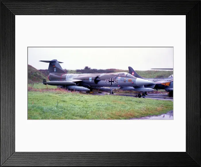 Framed Print : Lockheed F-104G Starfighter 21+91 Framed Print : Lockheed F-104G Starfighter 21+91
