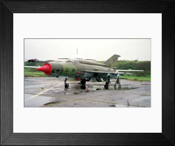 Framed Print : Mikoyan-Gurevich MiG-21M Fishbed 22+86 Framed Print : Mikoyan-Gurevich MiG-21M Fishbed 22+86