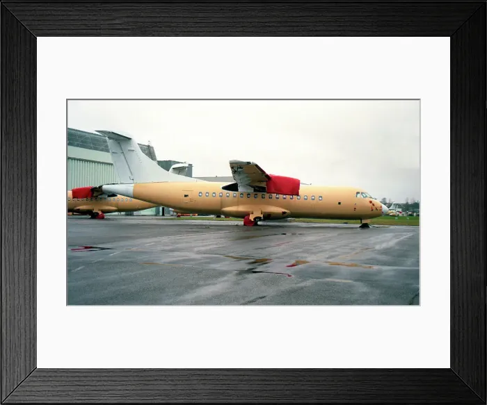 Framed Print : ATR 42 white-tail storage Framed Print : ATR 42 white-tail storage