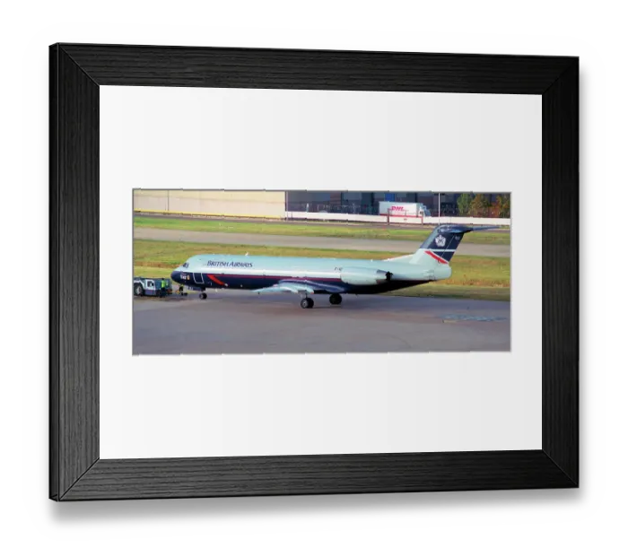 Framed Print : Fokker 100 F-GIOJ Framed Print : Fokker 100 F-GIOJ