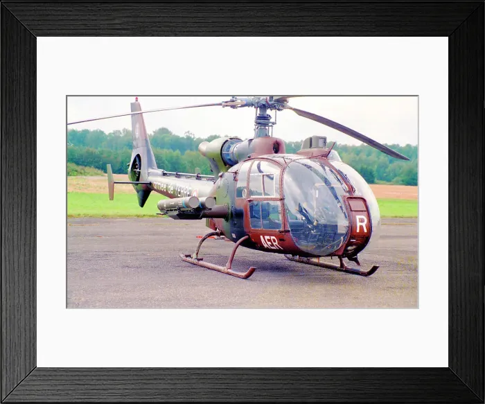 Framed Print : Aerospatiale SA. 342M Gazelle AER Framed Print : Aerospatiale SA. 342M Gazelle AER