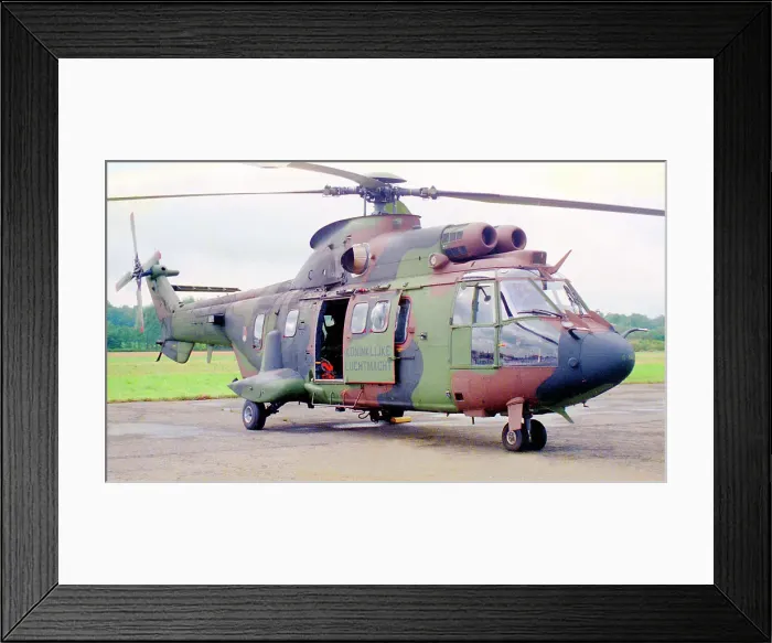 Framed Print : Eurocopter AS532U2 Cougar S-442 Framed Print : Eurocopter AS532U2 Cougar S-442