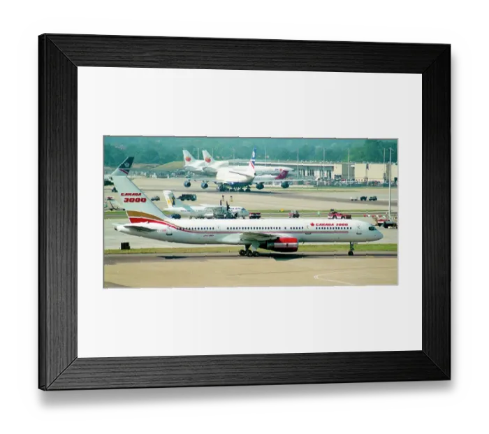 Framed Print : Boeing 757-28A C-FXOF Framed Print : Boeing 757-28A C-FXOF