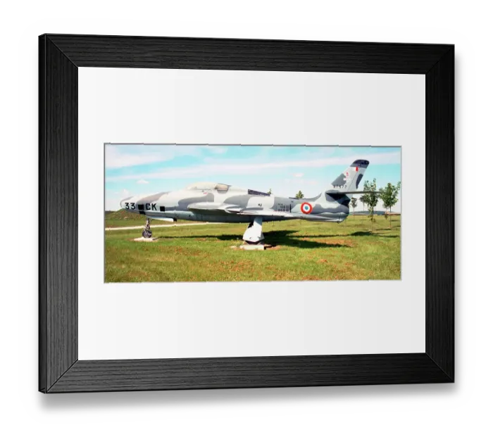 Framed Print : Republic RF-84F Thunderflash 37577 - 33-CK Framed Print : Republic RF-84F Thunderflash 37577 - 33-CK