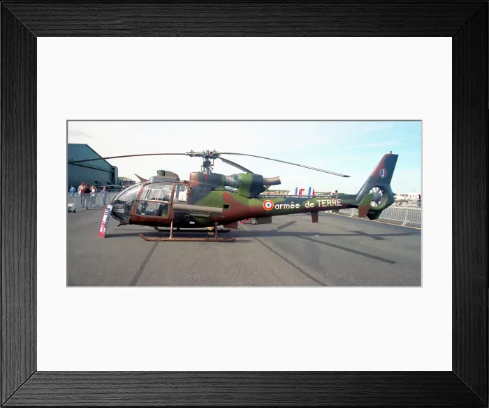 Framed Print : Aerospatiale SA. 342M Gazelle CXH Framed Print : Aerospatiale SA. 342M Gazelle CXH