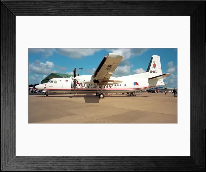 Framed Print : Fokker 50 U-05 Framed Print : Fokker 50 U-05