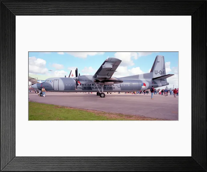 Framed Print : Fokker 50 U-04 Framed Print : Fokker 50 U-04