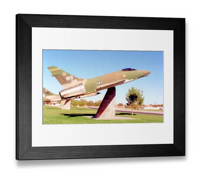Framed Print : North American F-100D Super Sabre 55-3595 Framed Print : North American F-100D Super Sabre 55-3595