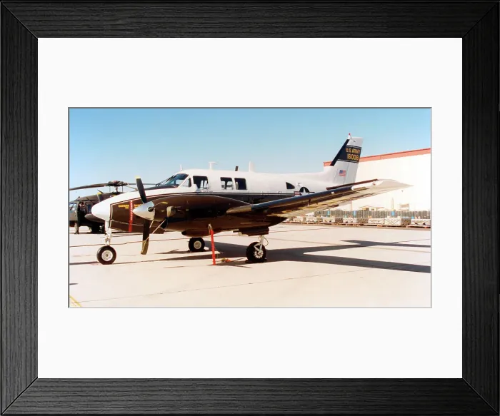Framed Print : Beech U-21A Ute 66-18008 Framed Print : Beech U-21A Ute 66-18008