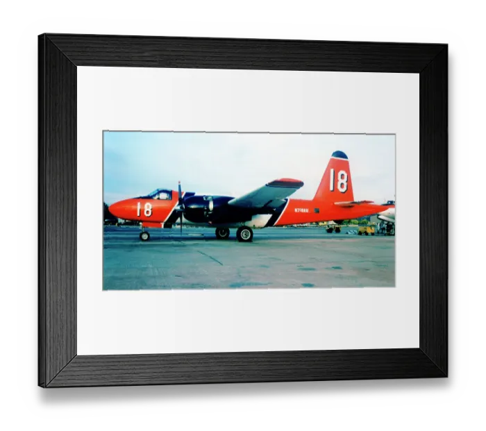 Framed Print : Lockheed-Aero Union SP-2H Firestar N718AU - 18 Framed Print : Lockheed-Aero Union SP-2H Firestar N718AU - 18
