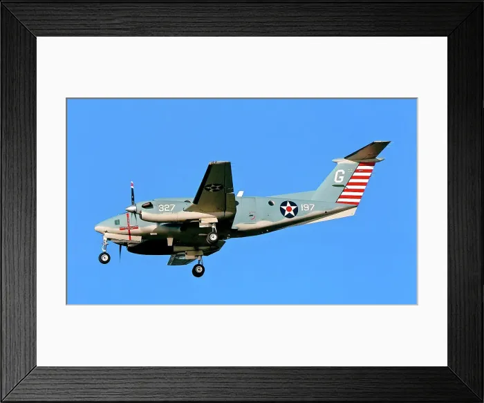 Framed Print : Beechcraft TC-12B 161197 Framed Print : Beechcraft TC-12B 161197