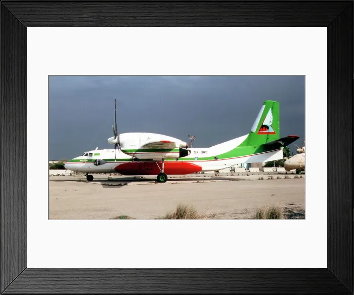Framed Print : Antonov An-32P 5A-DRE Framed Print : Antonov An-32P 5A-DRE