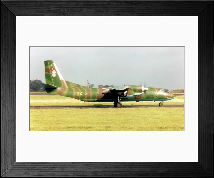 Framed Print : Antonov An-26B 04 Yellow