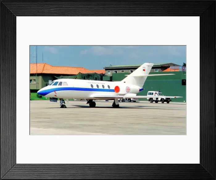 Framed Print : Dassault Falcon 20EW 17103 Framed Print : Dassault Falcon 20EW 17103
