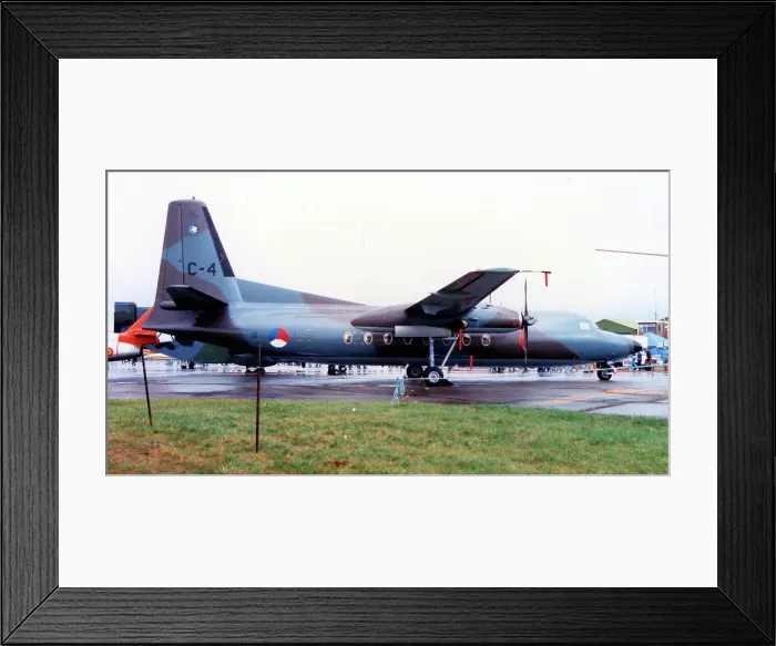 Framed Print : Fokker F27 Troopship C-4 Framed Print : Fokker F27 Troopship C-4