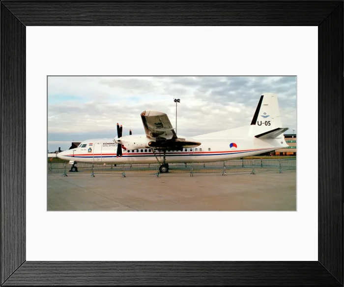 Framed Print : Fokker 50 U-05 Framed Print : Fokker 50 U-05