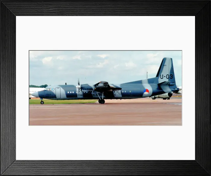 Framed Print : Fokker 50 U-03 Framed Print : Fokker 50 U-03