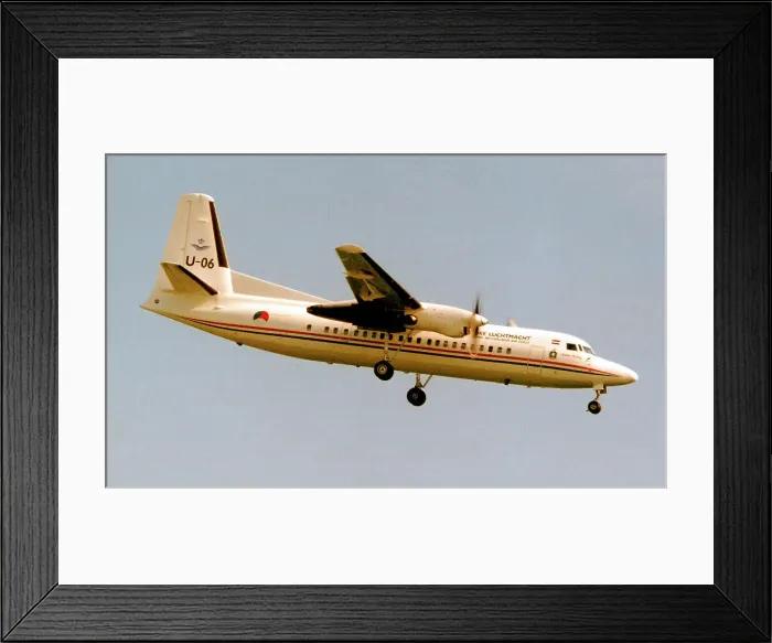 Framed Print : Fokker 50 U-06 Framed Print : Fokker 50 U-06