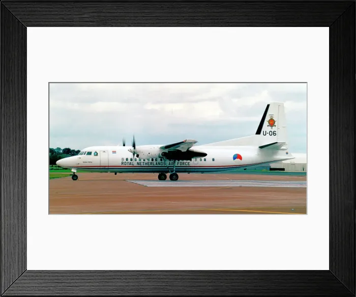 Framed Print : Fokker 50 U-06 Framed Print : Fokker 50 U-06