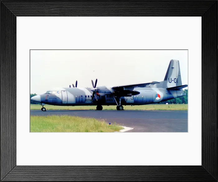 Framed Print : Fokker 50 U-01 Framed Print : Fokker 50 U-01