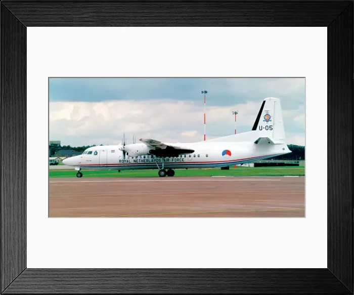 Framed Print : Fokker 50 U-05 Framed Print : Fokker 50 U-05