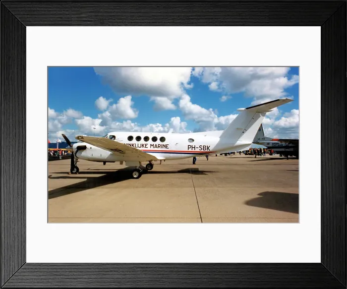 Framed Print : Beechcraft King Air 200 PH-SBK Framed Print : Beechcraft King Air 200 PH-SBK