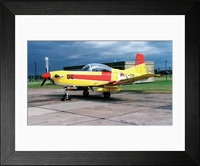 Framed Print : Pilatus PC-7 L-08 Framed Print : Pilatus PC-7 L-08