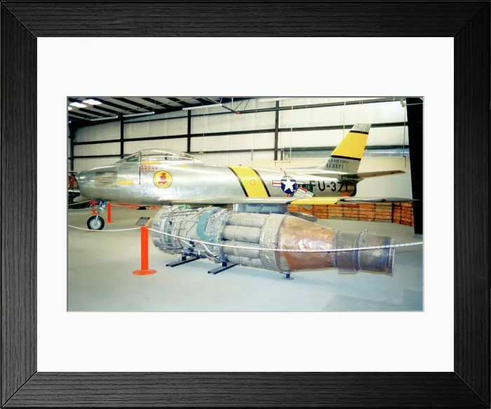 Framed Print : North American F-86F Sabre 51-13371, with J47 engine Framed Print : North American F-86F Sabre 51-13371, with J47 engine