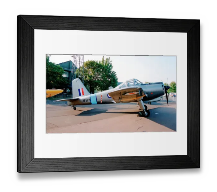 Framed Print : Percival P-56 Provost T. 1 G-BKFW - XF597 Framed Print : Percival P-56 Provost T. 1 G-BKFW - XF597