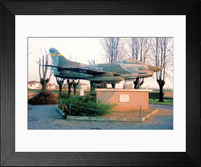 Framed Print : Fiat G. 91 R - 1 MM6314 - 2-57 Framed Print : Fiat G. 91 R - 1 MM6314 - 2-57