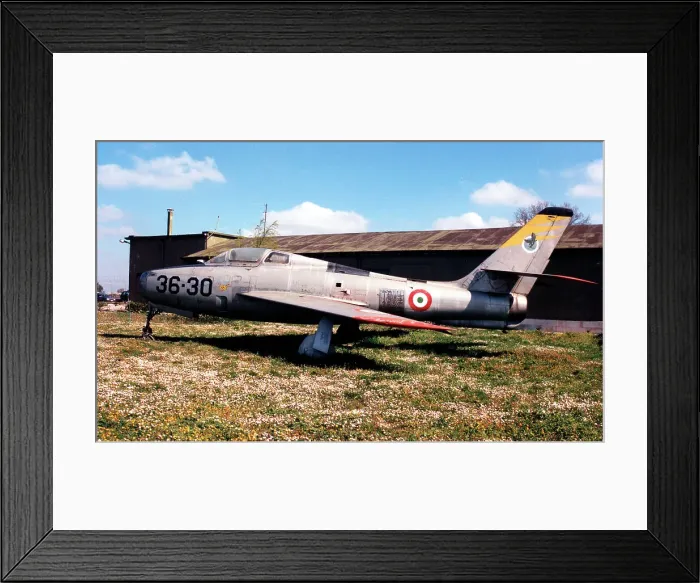 Framed Print : Republic F-84F Thunderstreak MM53-6653 - 36-30 Framed Print : Republic F-84F Thunderstreak MM53-6653 - 36-30