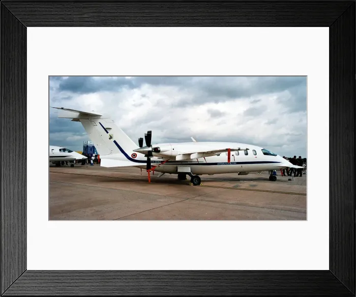 Framed Print : Piaggio P-180AM Avanti MM62162