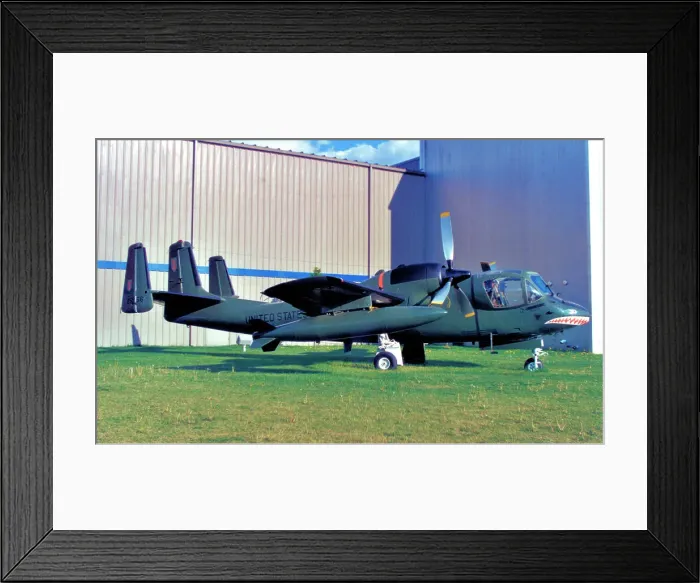 Framed Print : Grumman OV-1C Mohawk 62-5856 Framed Print : Grumman OV-1C Mohawk 62-5856