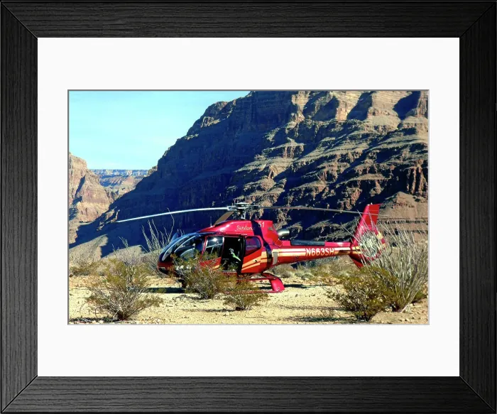 Framed Print : Eurocopter EC130B4 N663SH Framed Print : Eurocopter EC130B4 N663SH