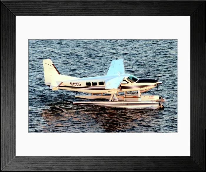Framed Print : Cessna 208 Caravan I N16CG Framed Print : Cessna 208 Caravan I N16CG
