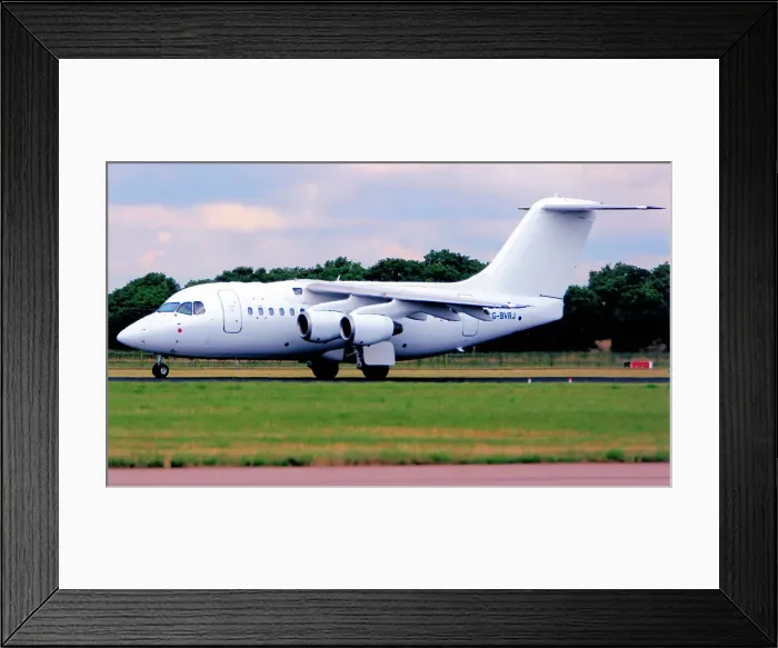 Framed Print : BAE SYSTEMS AVRO RJ-70 G-BVRJ Framed Print : BAE SYSTEMS AVRO RJ-70 G-BVRJ