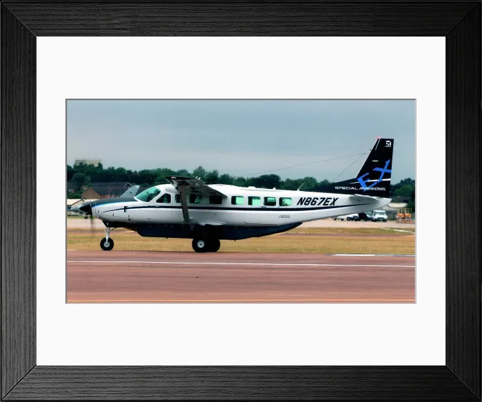 Framed Print : Cessna 208B EX I Grand Caravan N867EX Framed Print : Cessna 208B EX I Grand Caravan N867EX