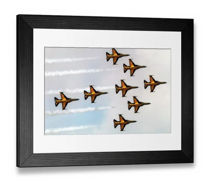 Framed Print : KAI T-50B Golden Eagles - Black Eagles Framed Print : KAI T-50B Golden Eagles - Black Eagles