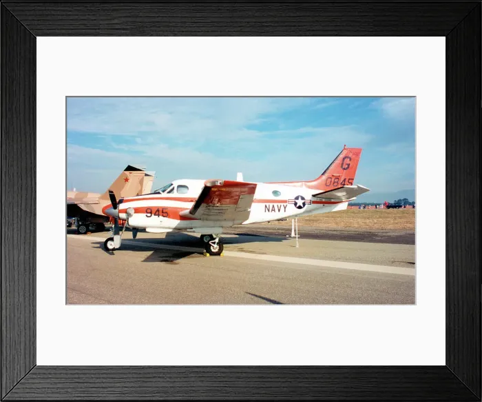 Framed Print : Beechcraft T-44A Pegasus 160845 Framed Print : Beechcraft T-44A Pegasus 160845