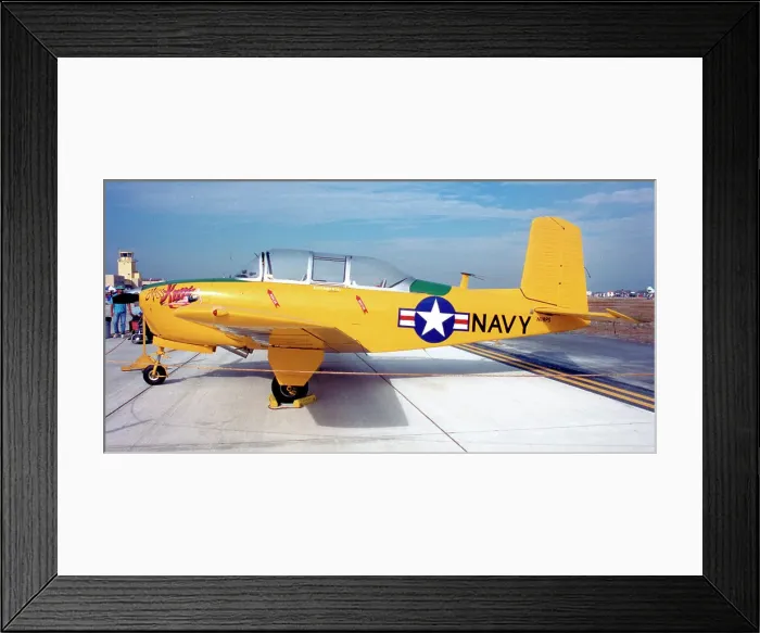 Framed Print : Beech T-34 Mentor N15PS Framed Print : Beech T-34 Mentor N15PS