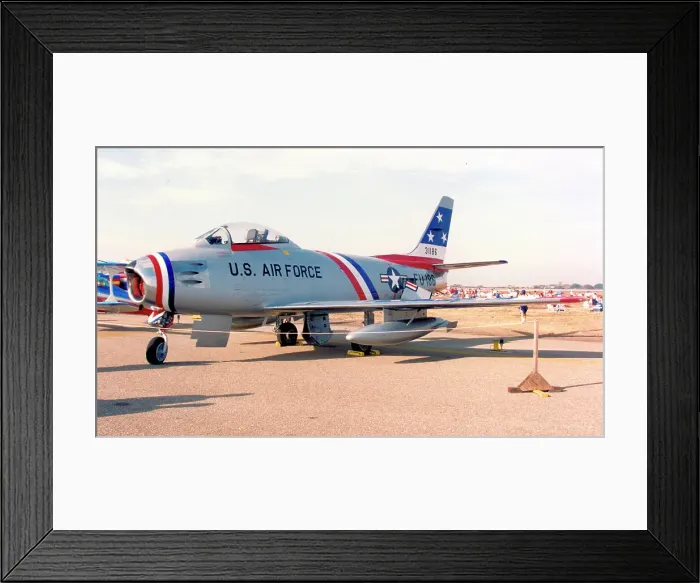 Framed Print : Canadair CL-13B Sabre 6 N186JC - 31186 Framed Print : Canadair CL-13B Sabre 6 N186JC - 31186