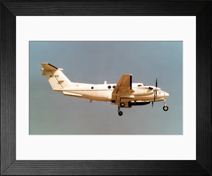 Framed Print : Beech C-12F Huron 84-00163 Framed Print : Beech C-12F Huron 84-00163